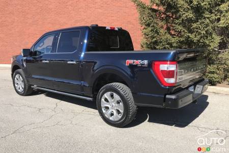 Ford F-150 EcoBoost 2021, profil